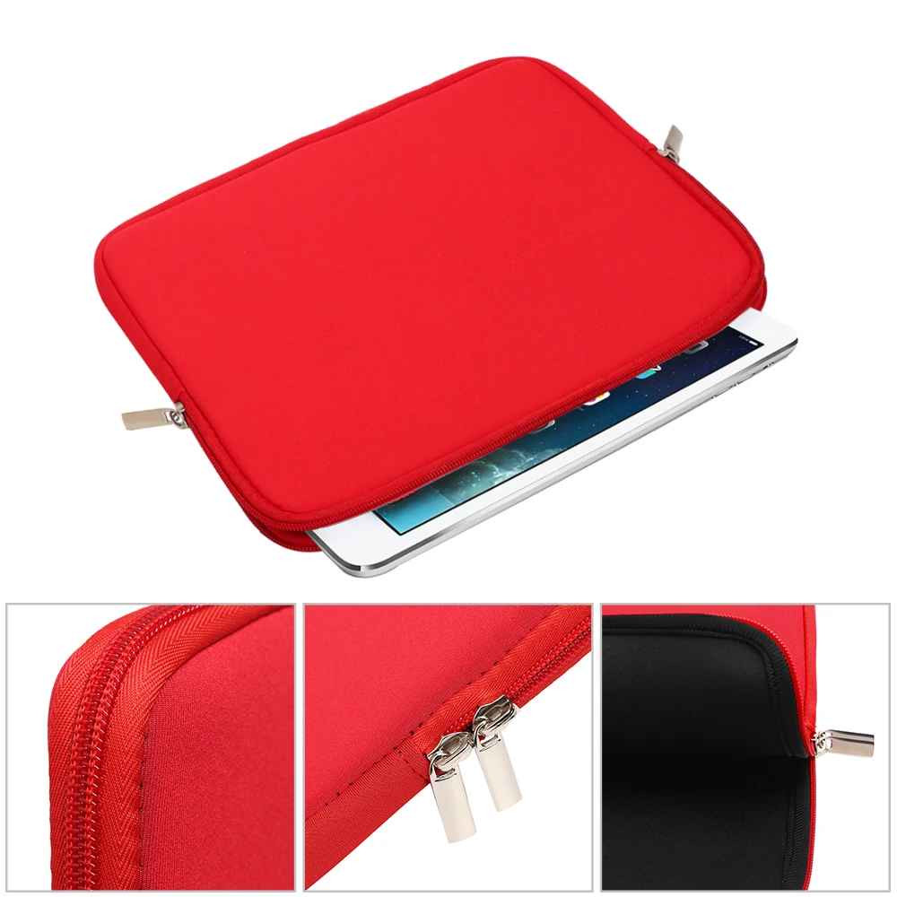 Universal Tablet Sleeve Case Shockproof Waterproof Pouch for iPad Samsung Tab