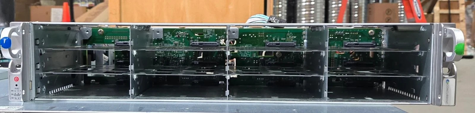 Supermicro 2U 12 Bay LFF Server Case Rear 2.5″ Drive Bay EATX ATX 2x 920W-SQ PSU