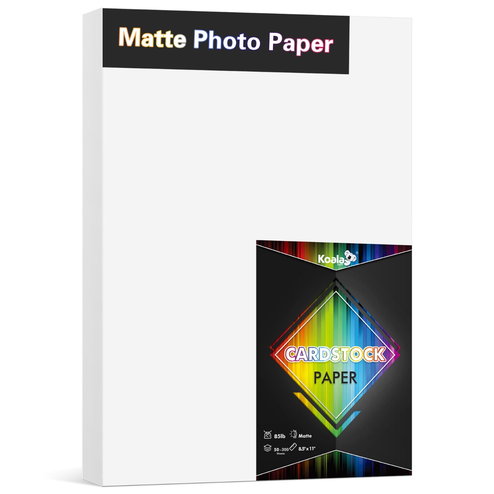 Lot Koala Matte Photo Paper 8.5×11 230g 13Mil Thick Carstock Inkjet Photo Paper