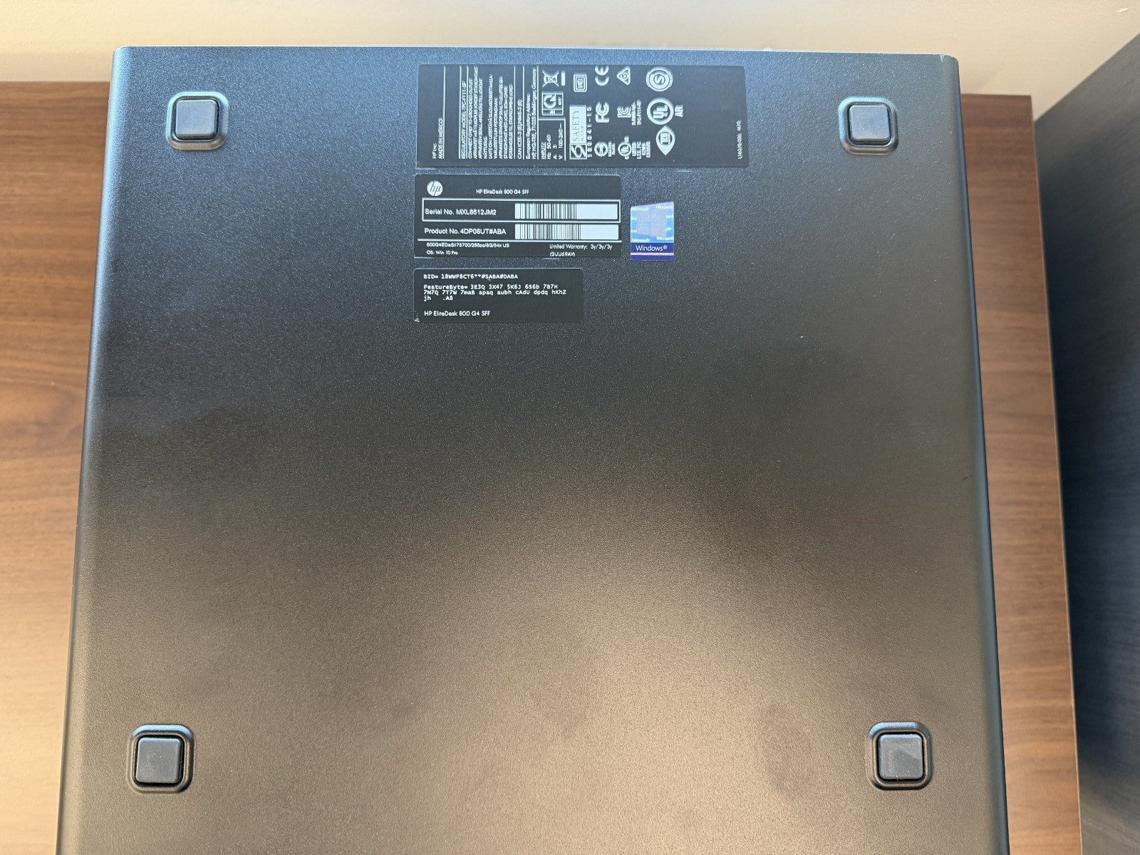 HP EliteDesk 800 G4 SFF i7-8700 | 16GB | 256GB NVMe | DVD | Win 11 Pro | 26H1