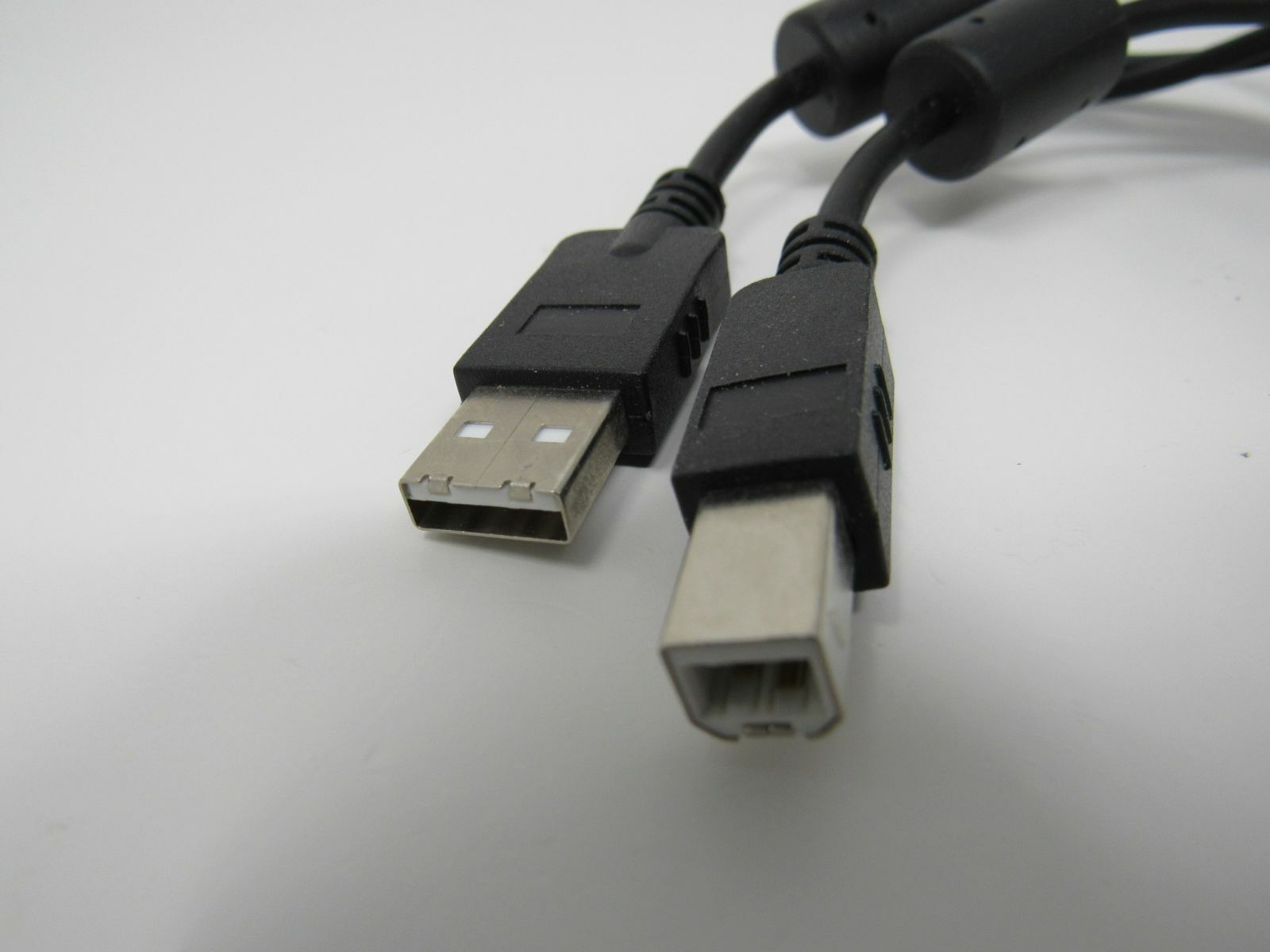 Standard USB A Plug to USB B Plug Cable 55 Inches Male