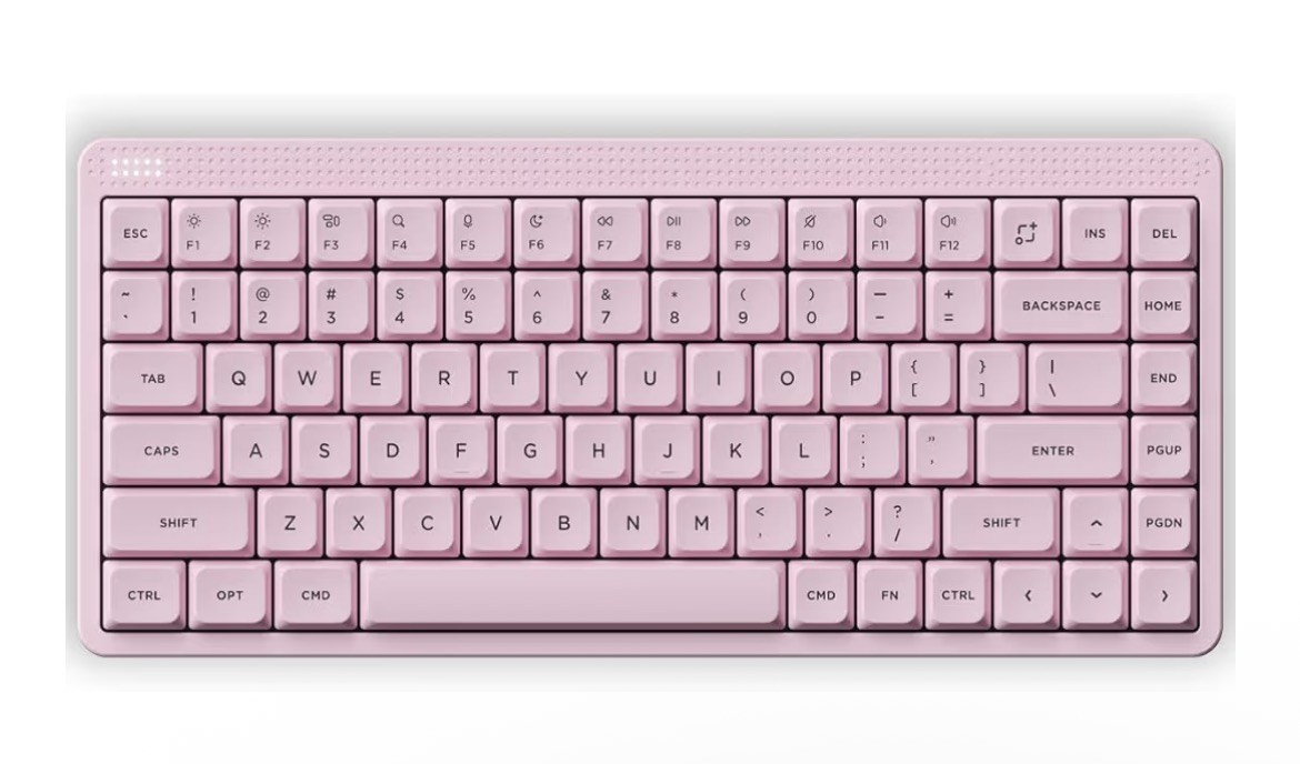 NuPhy Node75 Wireless Mechanical Keyboard 75% Hot Swappable Low Profile Pink