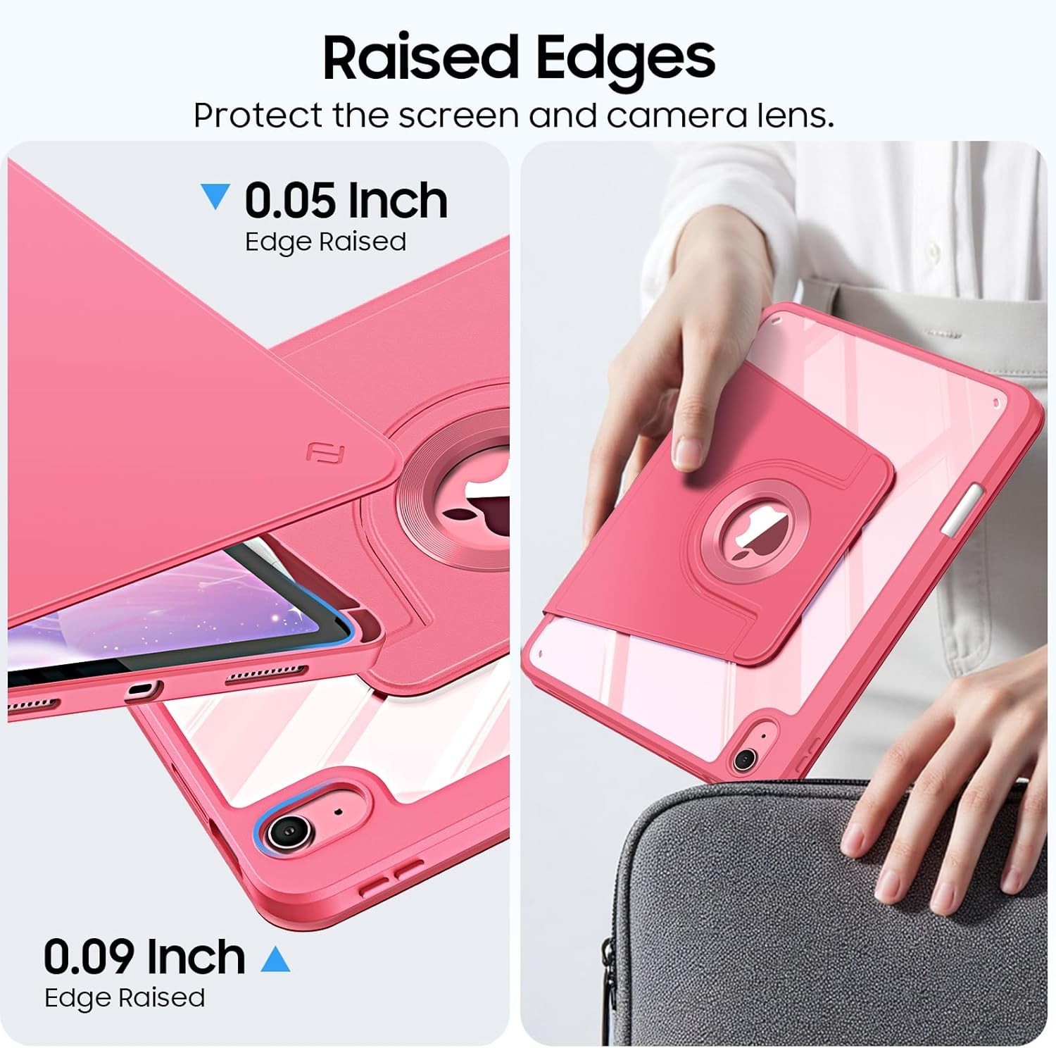 360° Rotating Case for iPad (A16) 11th 11 Inch (2025)/iPad 10th Gen Stand Cover