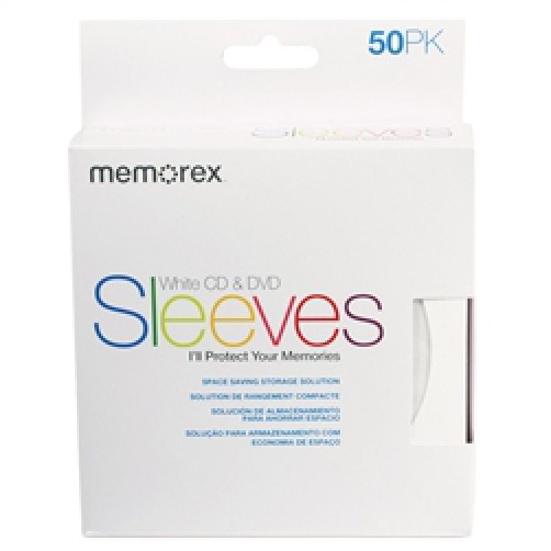 Memorex Paper CD Sleeves with Window & Flap Lot