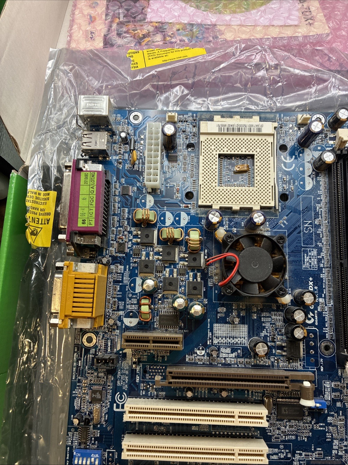 Gigabyte GA-7DX+ 462/A Socket AMD 761 AGP Motherboard With I/O Shield