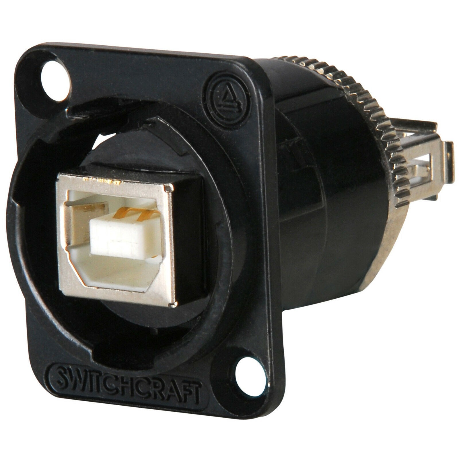 Switchcraft EHUSBBABX USB-B to USB-A Panel-mount Connector