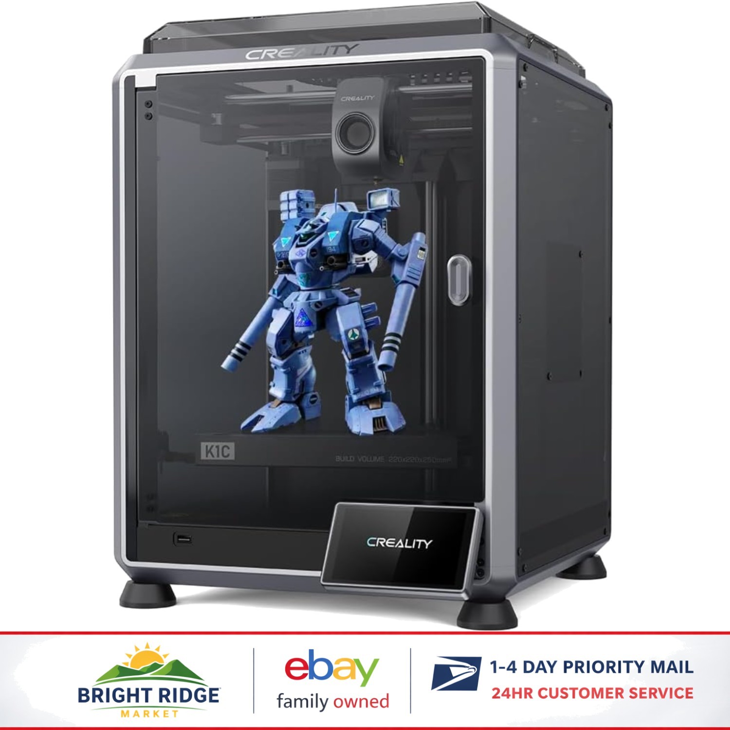 Compact 3D Printer with High-Speed Performance and Easy Plug-and-Play Operation