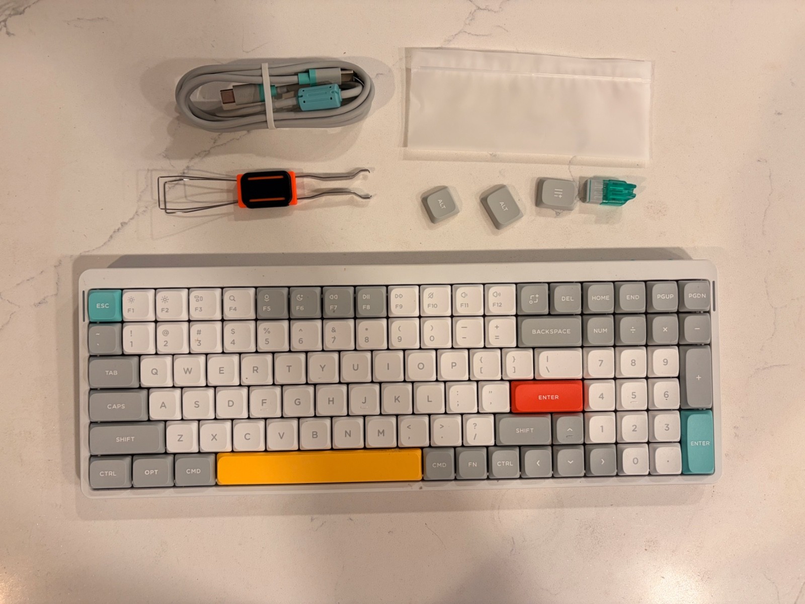 Nuphy Air96 V2 Multicolor Wireless/Wired Low Profile Keyboard