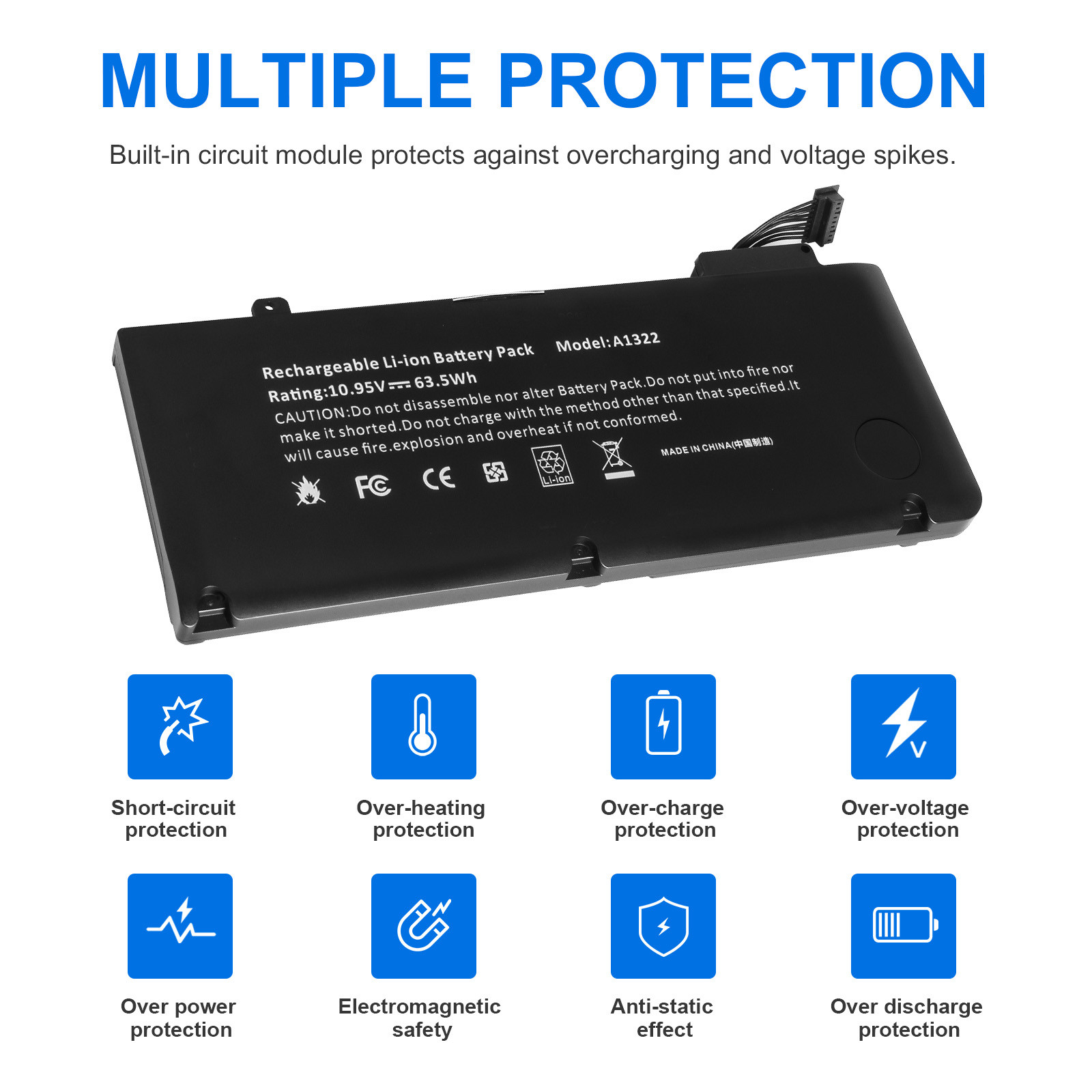 Battery For Apple MacBook Pro 13 inch A1278 A1322 Mid 2009 2010 2012