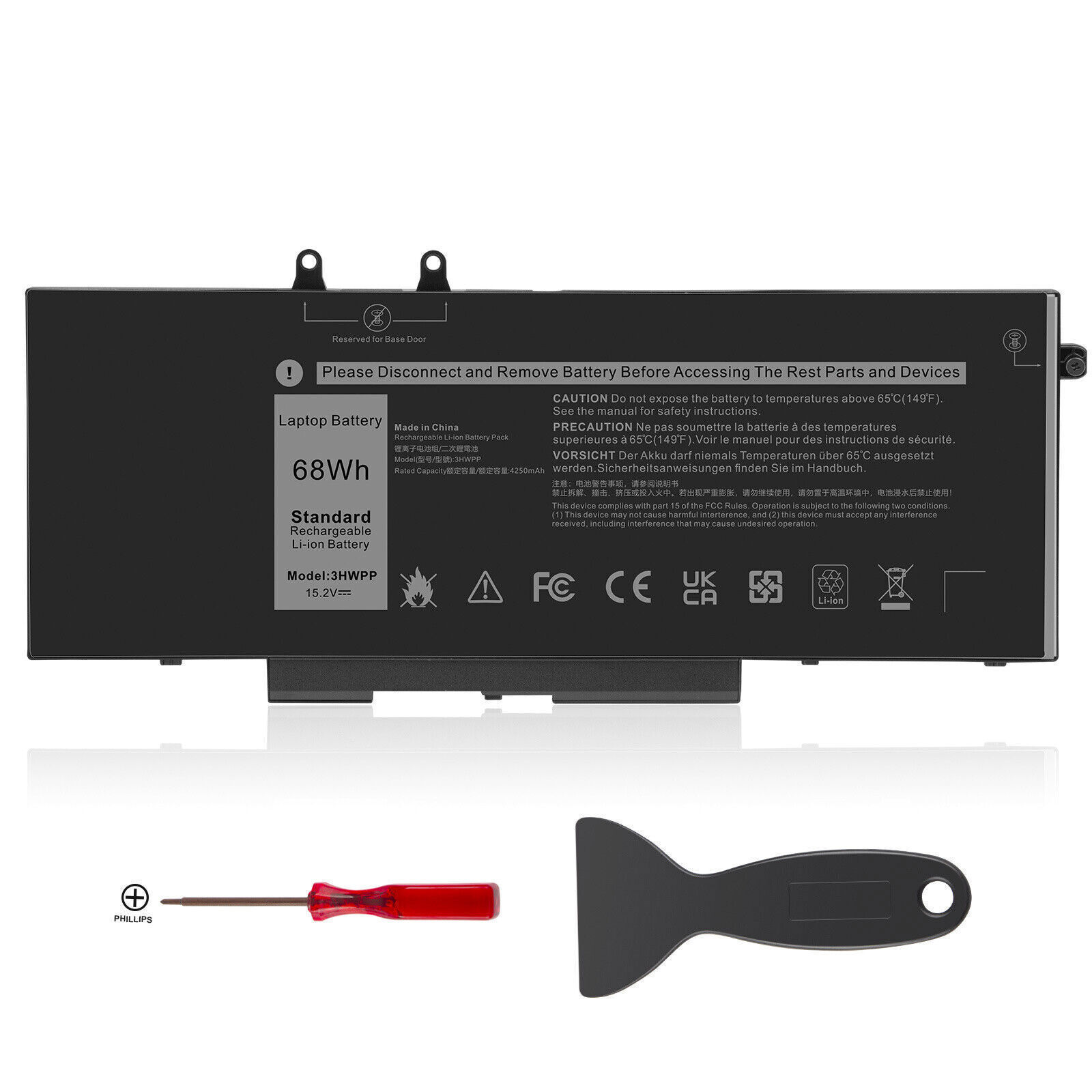 ✅3HWPP /4GVMP BATTERY FOR DELL Latitude 5401 5410 5411 5501 5510 Precision 3541