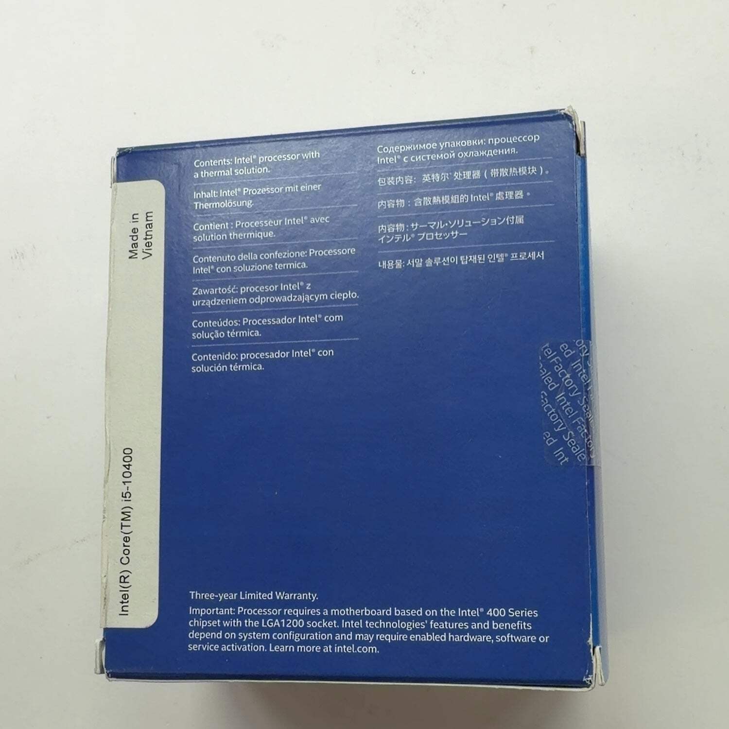 New Intel Core i5-10400 2.90GHz 6 Core 12 Thread LGA 1200