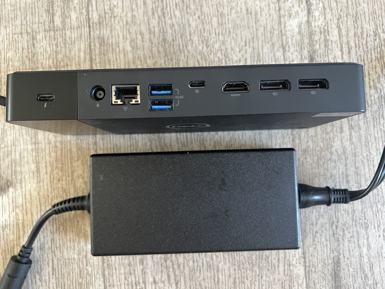 Dell WD19TBS Thunderbolt Docking Station with original Dell 180W Power Adapter