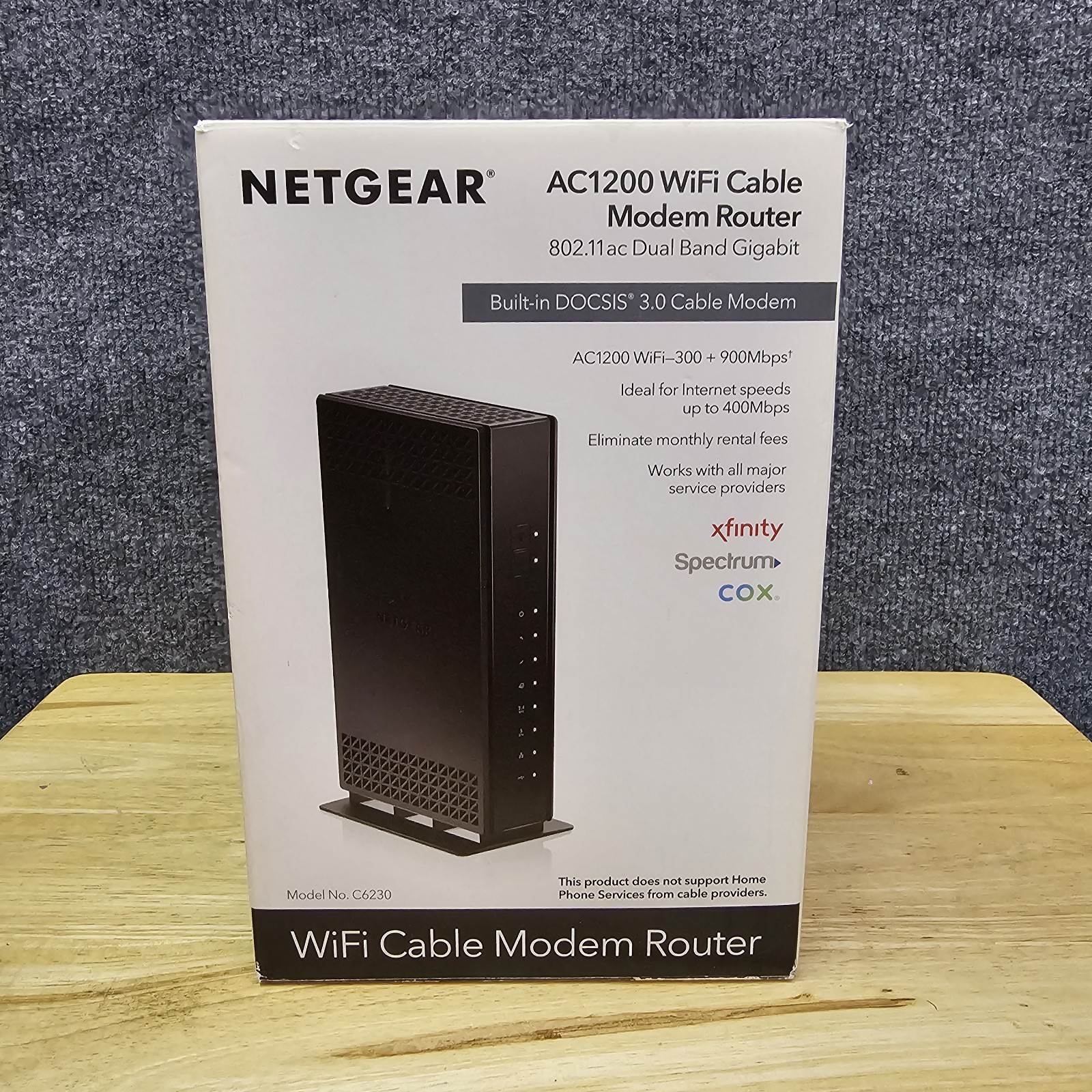 NETGEAR Cable Modem with Built-in WiFi Router AC1200 DOCSIS 3.0