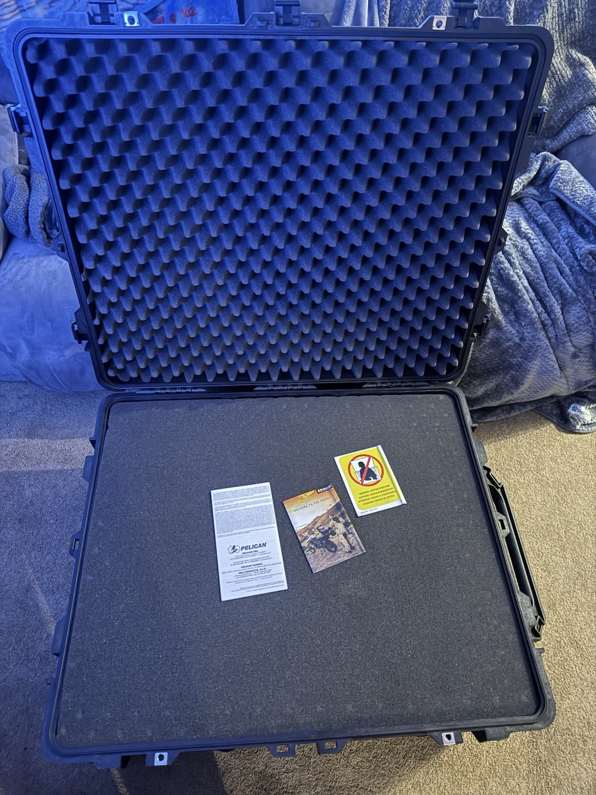 Pelican 1690 Water-Resistant Laptop Case Cart for 15/17in Black Dustproof Padded