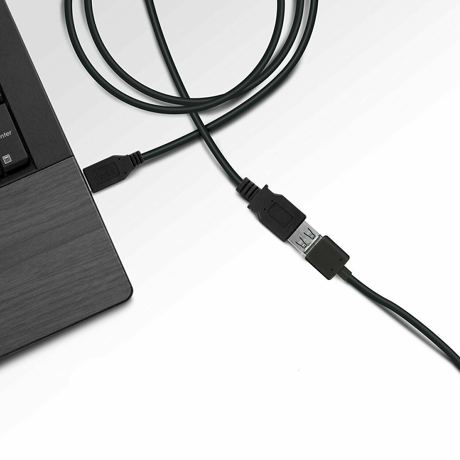 High-Speed USB-USB Extension Cable USB 2.0 Adapter Extender Cord Male/Female LOT