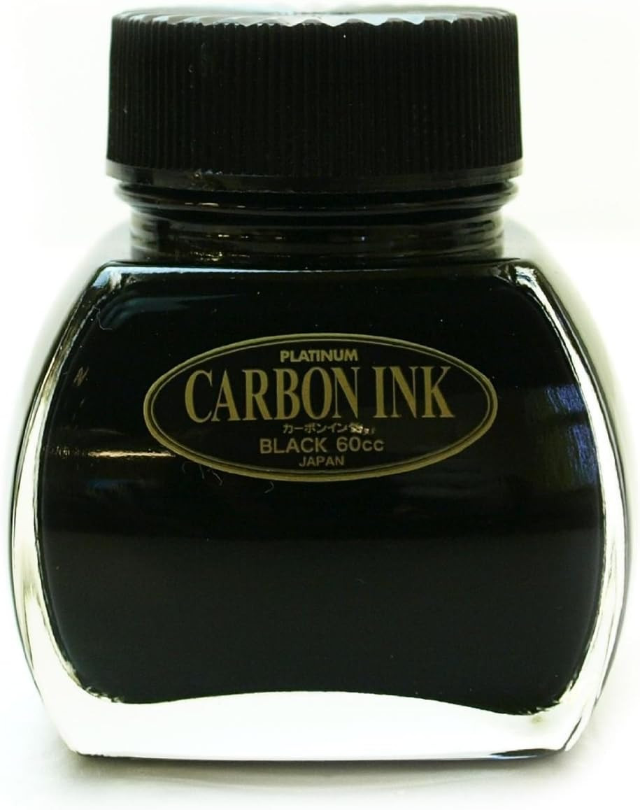 Platinum Carbon Ink Bottle 60ml – Black – Japan