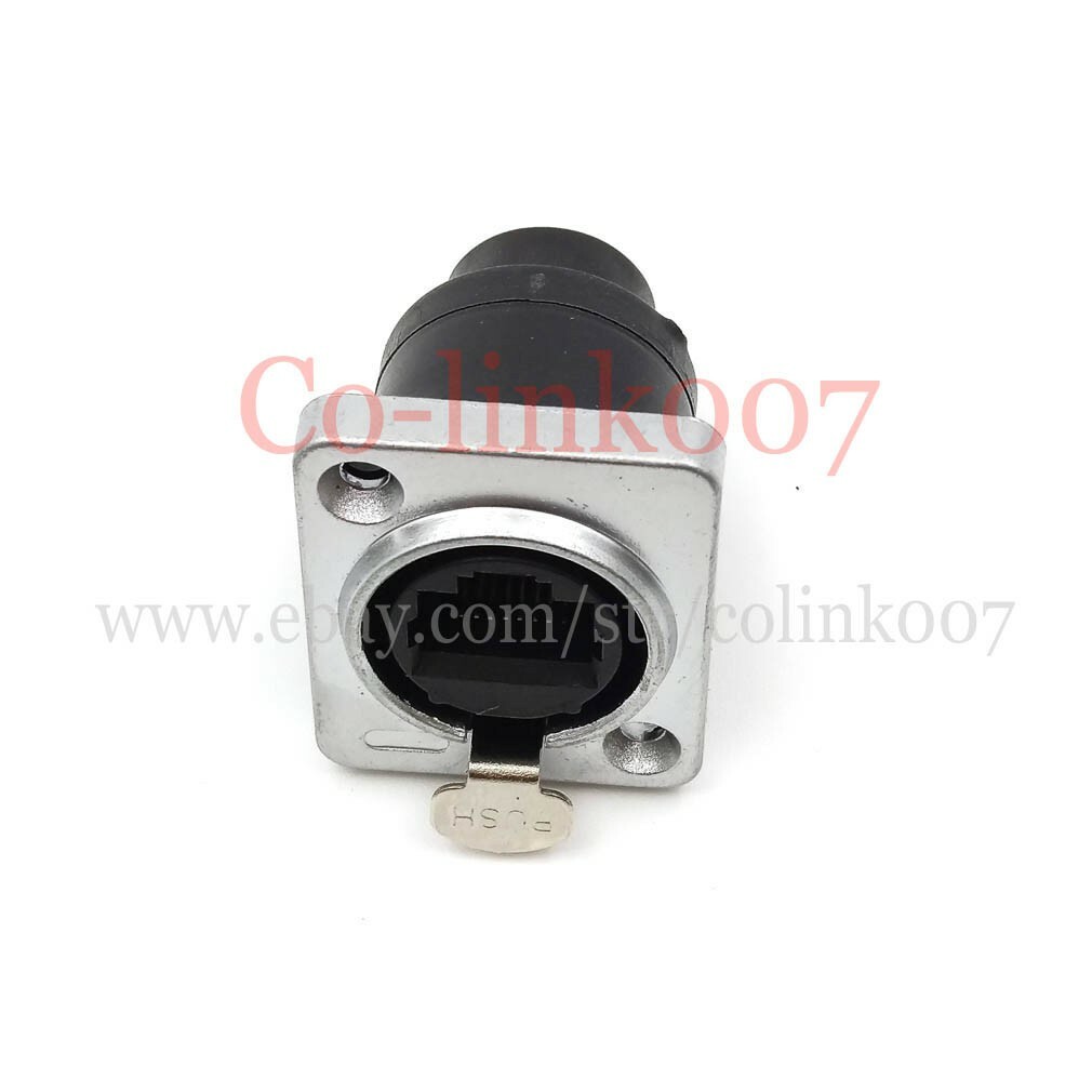 RJ45 Ethernet Connector, RJ45 Industrial RJ45 Male Jacks CAT5/6 Receptacle