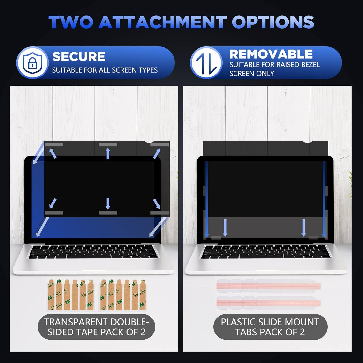 15.6″ Privacy Filter Screen Protector, Anti-Spy/Glare Film for 15.6 Inch Wide…