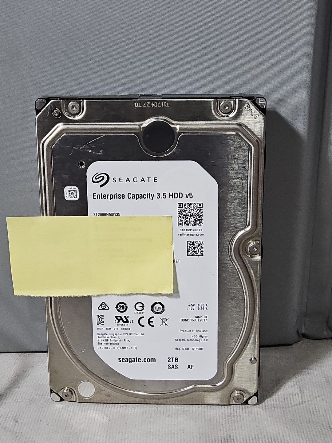 +Seagate Enterprise Capacity 3.5 HDD v5 2TB SAS (ST2000NM0135)