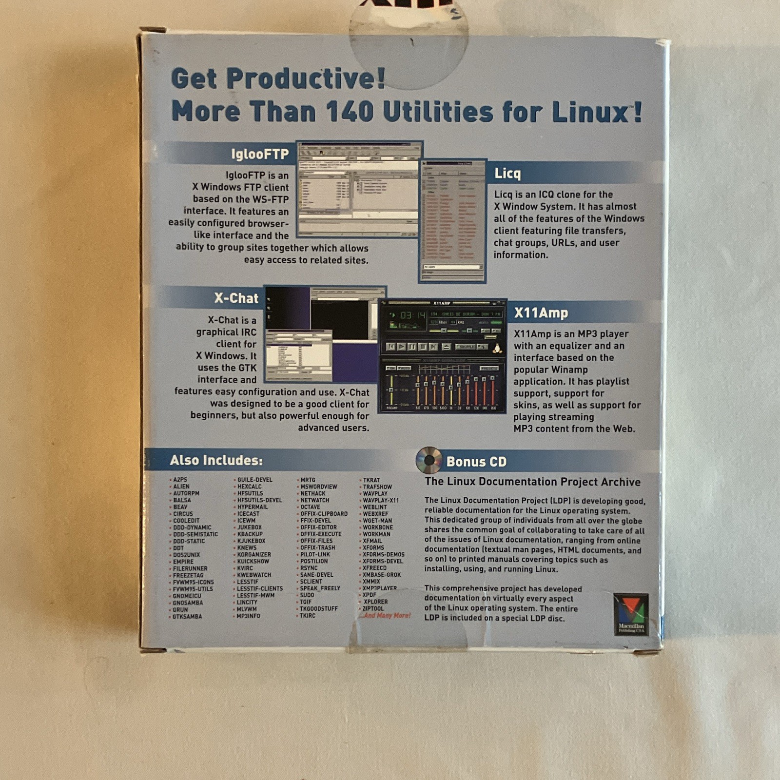 1999 Linux Started Kit Sealed and Linux Utilities
