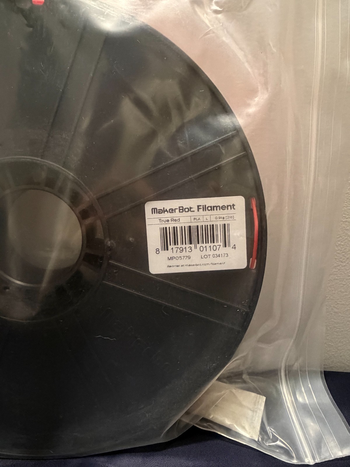 MAKERBOT 3D Printer Filament PLA 1.75mm 2 lb Sealed New – Red/White/Blue/Black