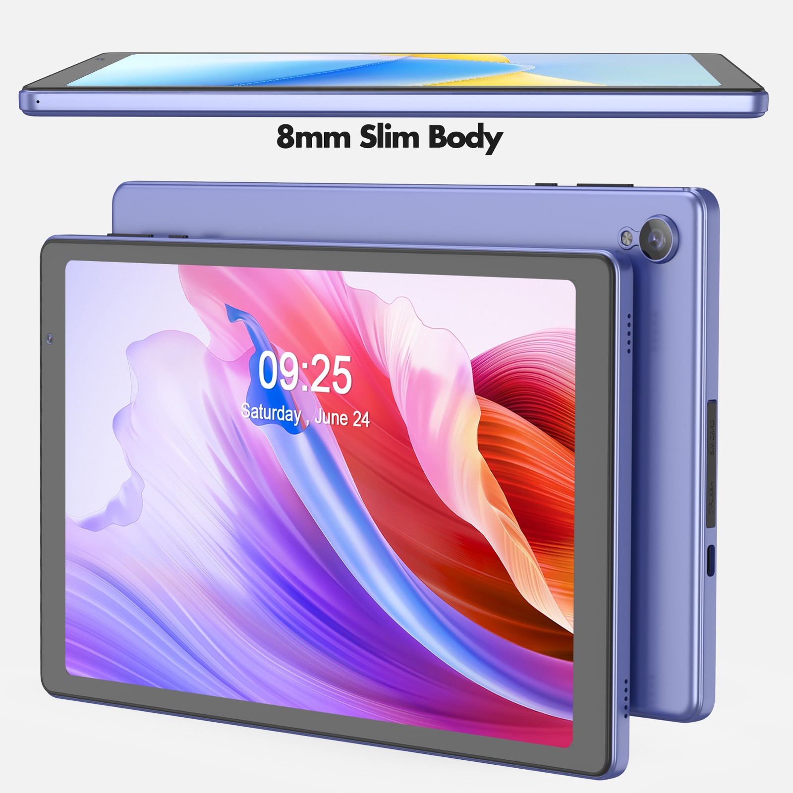 10 Inch Android 14 Tablet PC PAD 32GB ROM Quad-Core WIFI 6000mAh Dual Camera NEW