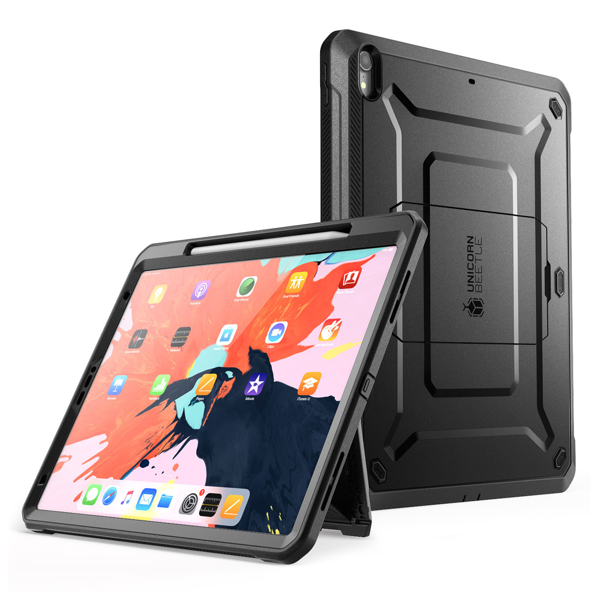 SUPCASE iPad Pro 12.9 Case Cover 2018 Support Apple Pencil Charging w/ Kickstand