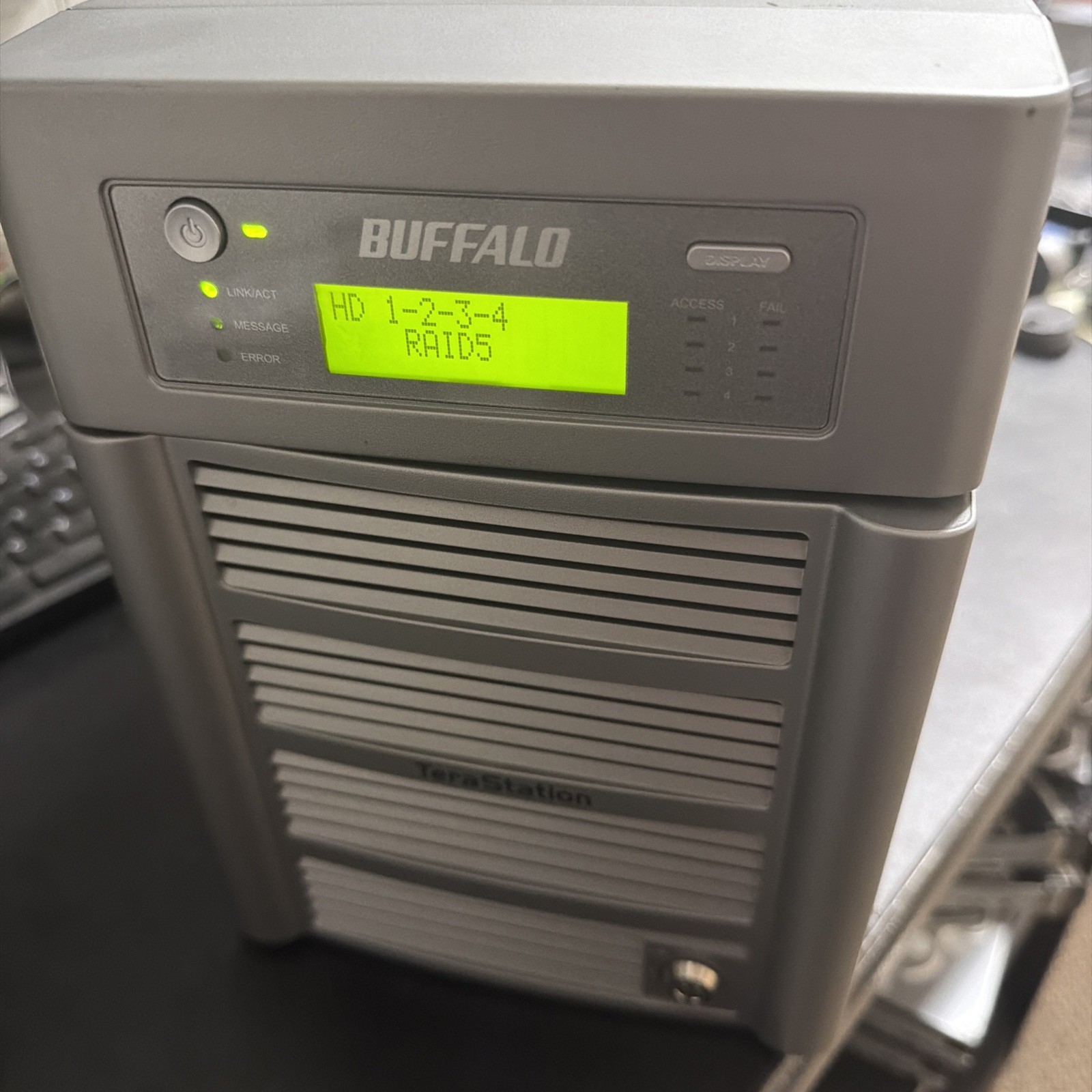 Buffalo TeraStation HS-DH0.0TGL/R5 4-Bay 3.5″ SATA HDD – 4x 1TB Drives Included