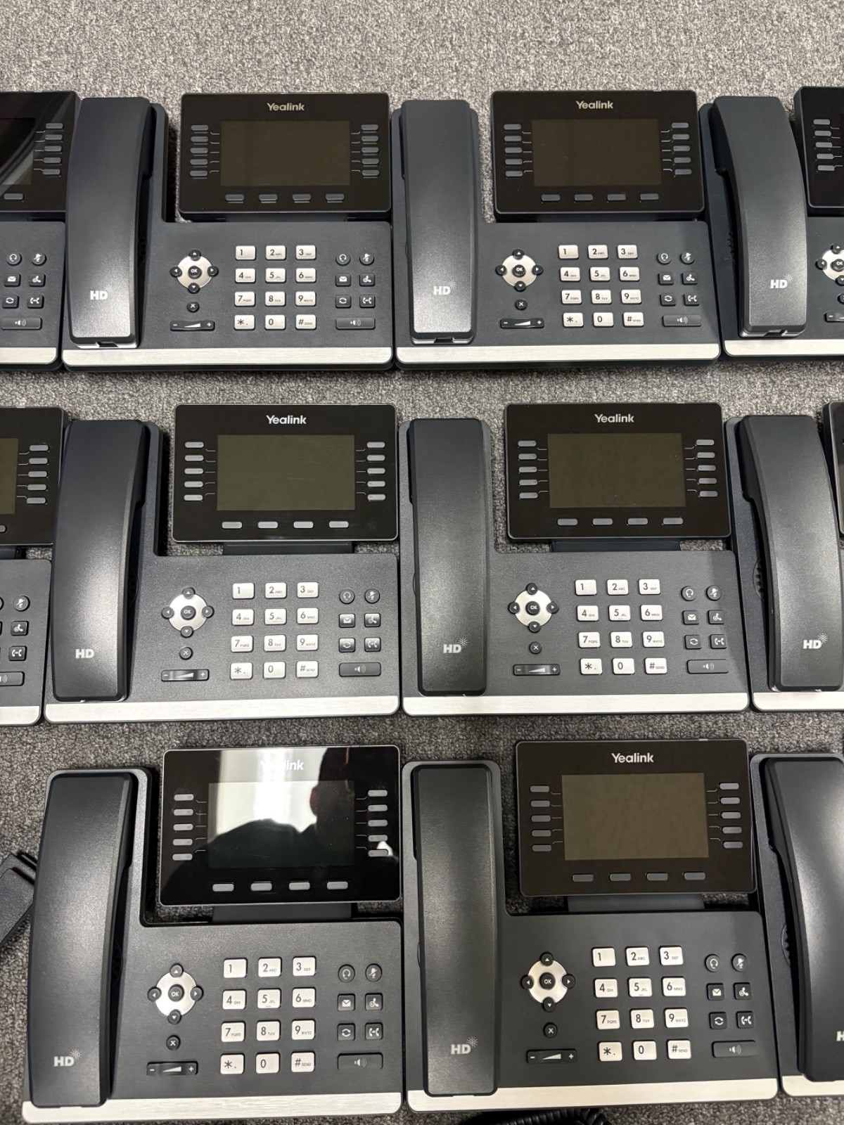Lot of 11 Yealink SIP-T54W Prime Business Phones – Free and Fast Shipping!!!
