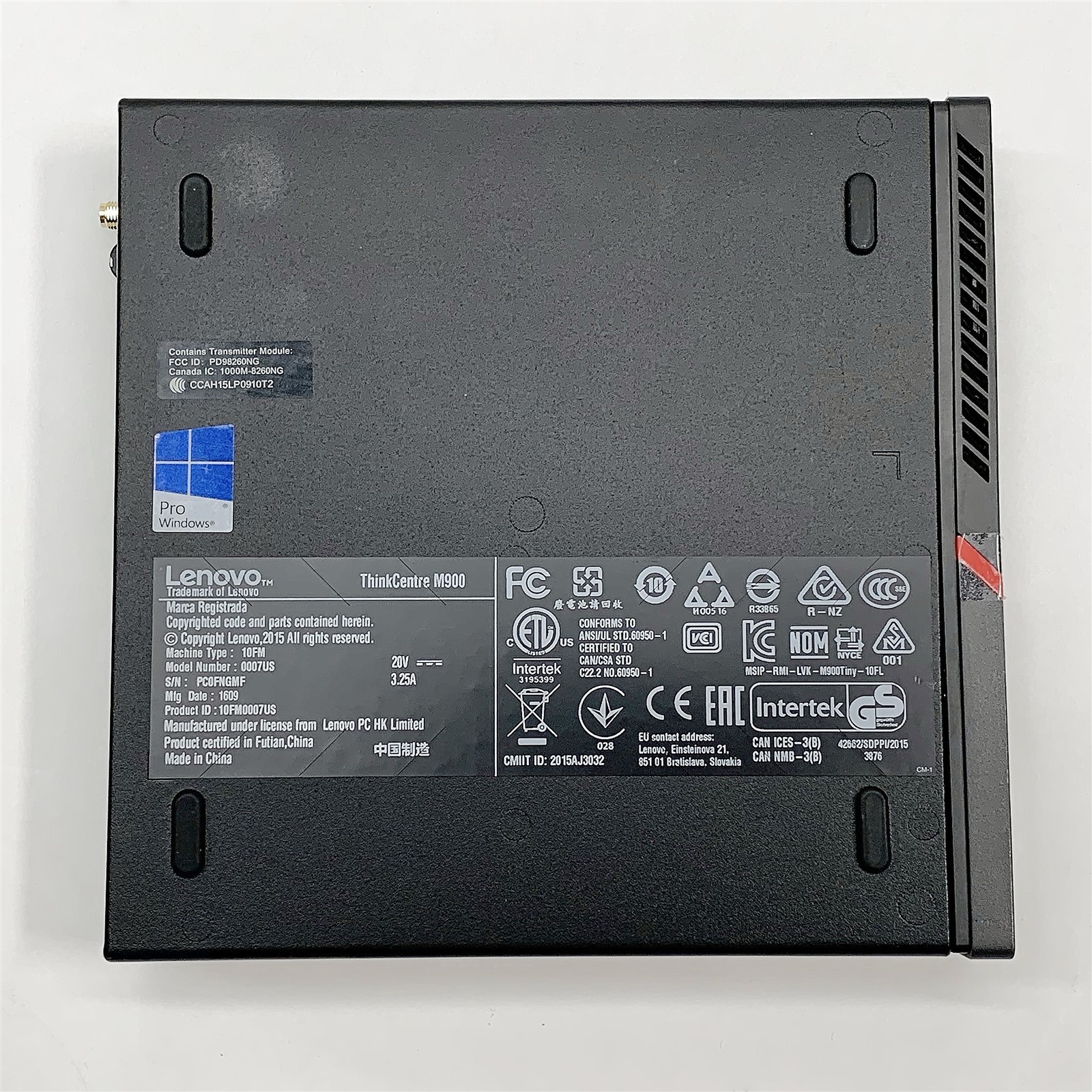 Lenovo ThinkCentre M900 Micro PC Intel i5 6500T 2.50GHZ 8GB 256GB SSD Windows 11