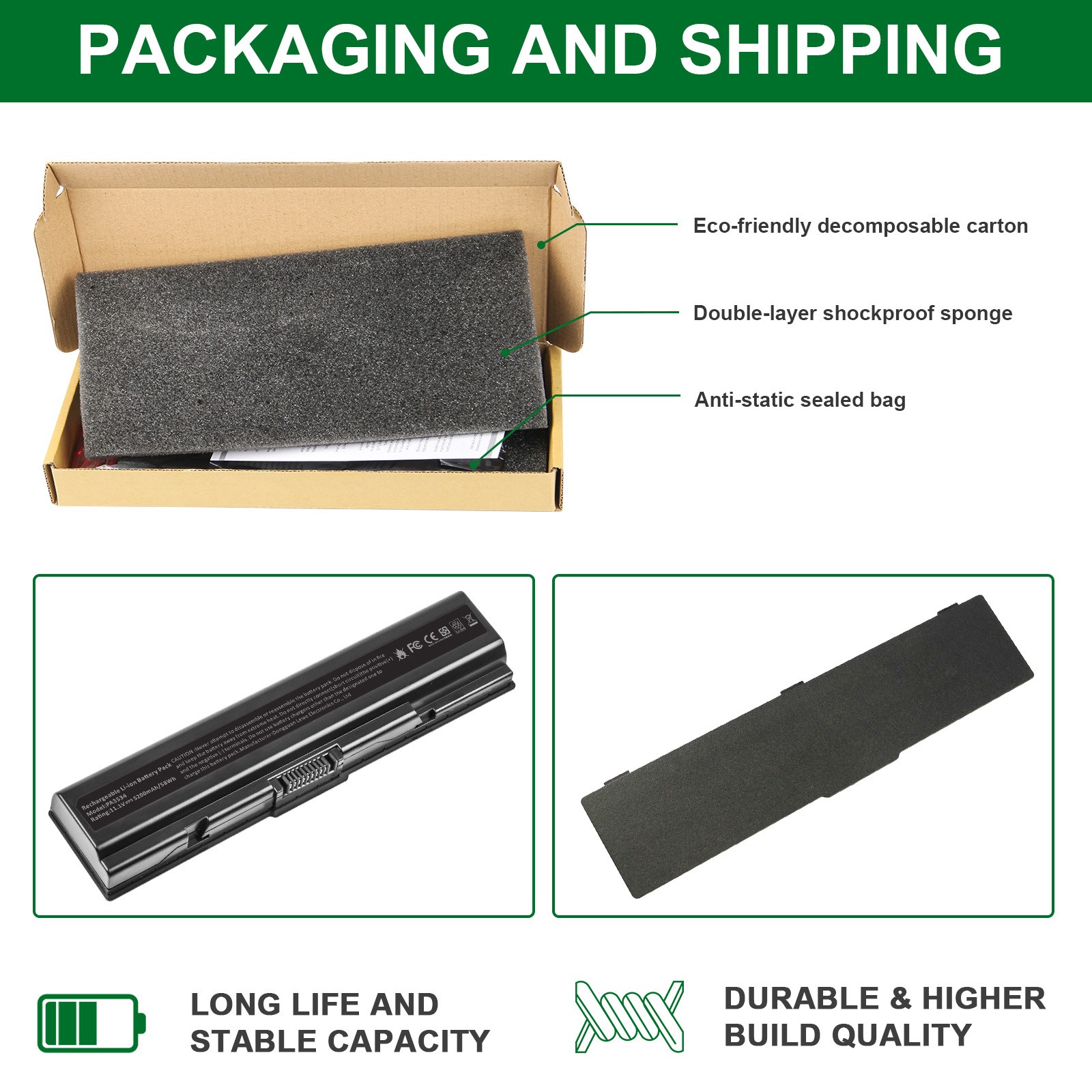 LOT Battery PA3534U-1BRS For Toshiba Satellite PA3727U-1BRS PA3533U-1BRS 5200mAh