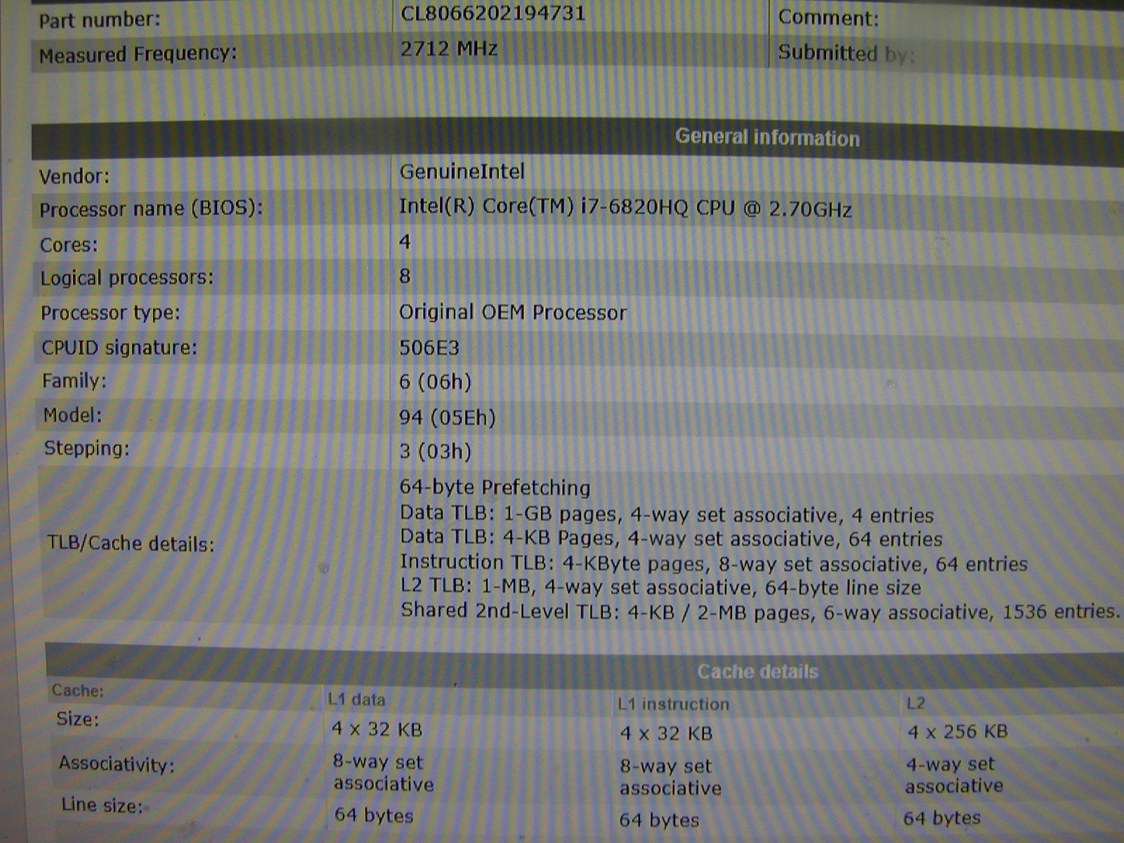 Dell Latitude E5570 Intel 2.7 GHz Core i7-6820HQ DDR4 Motherboard POSTS (PICS)