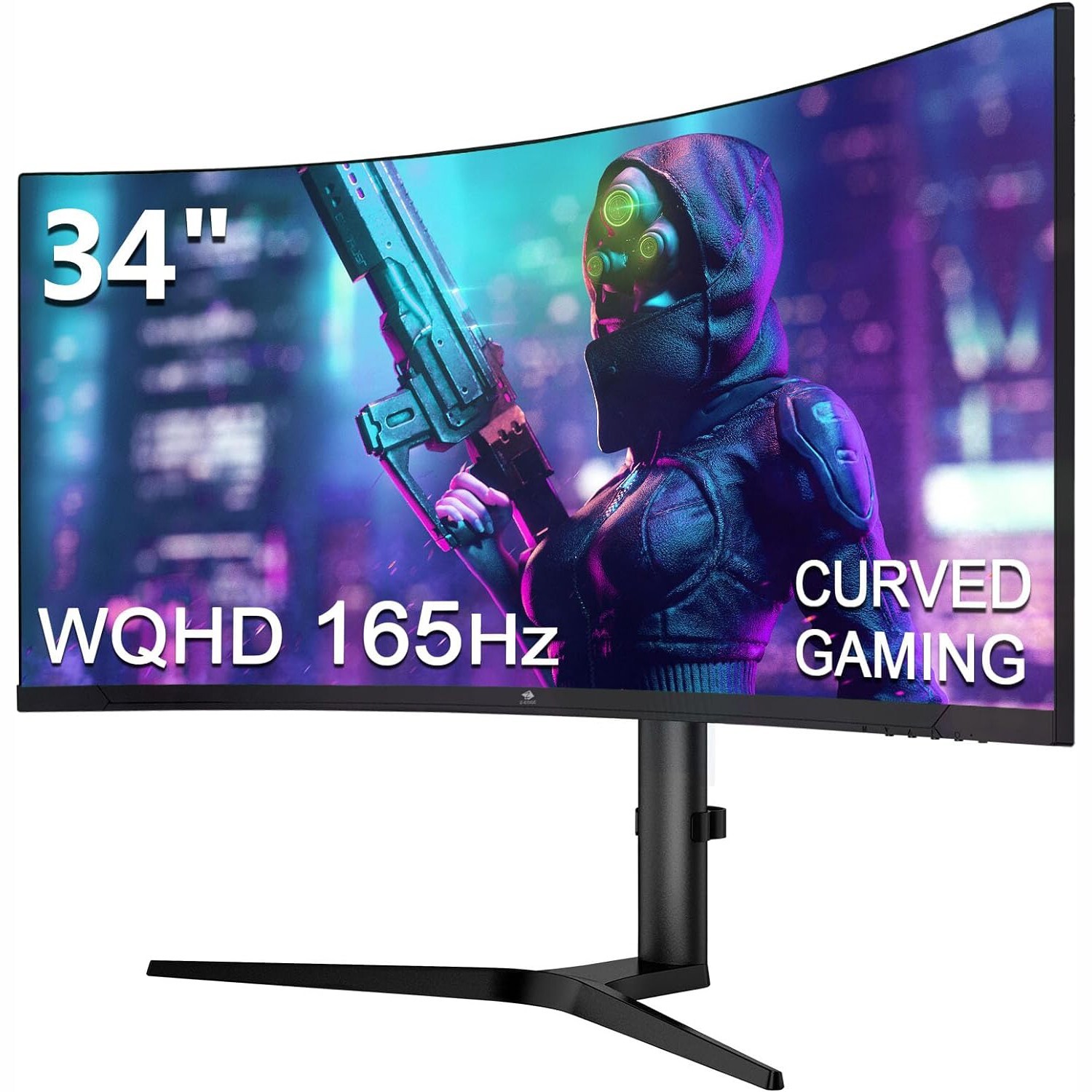 Z-EDGE UG34 34″ 3440×1440 21:9 2K UWQHD 165Hz 1ms Curved Gaming Monitor, PBP/PIP