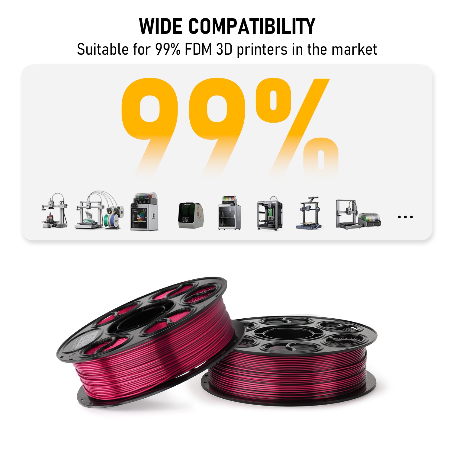 FILAZOO Hyper PLA Silk Filament 1.75mm 1KG 200-300mm/s 3D Printer Filament