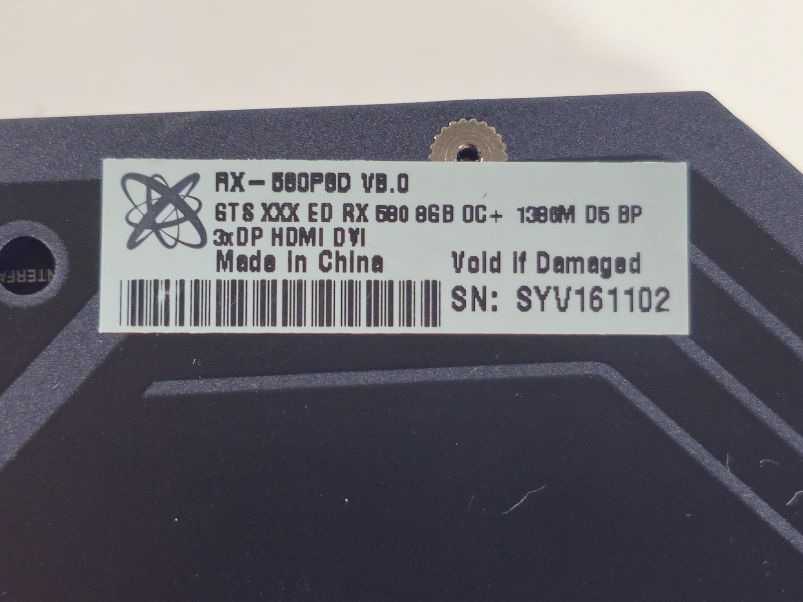 XFX Radeon RX 580 GTS XXX Edition 8GB 8G 256-bit GDDR5 PCI-E 3.0 AMD Video Card