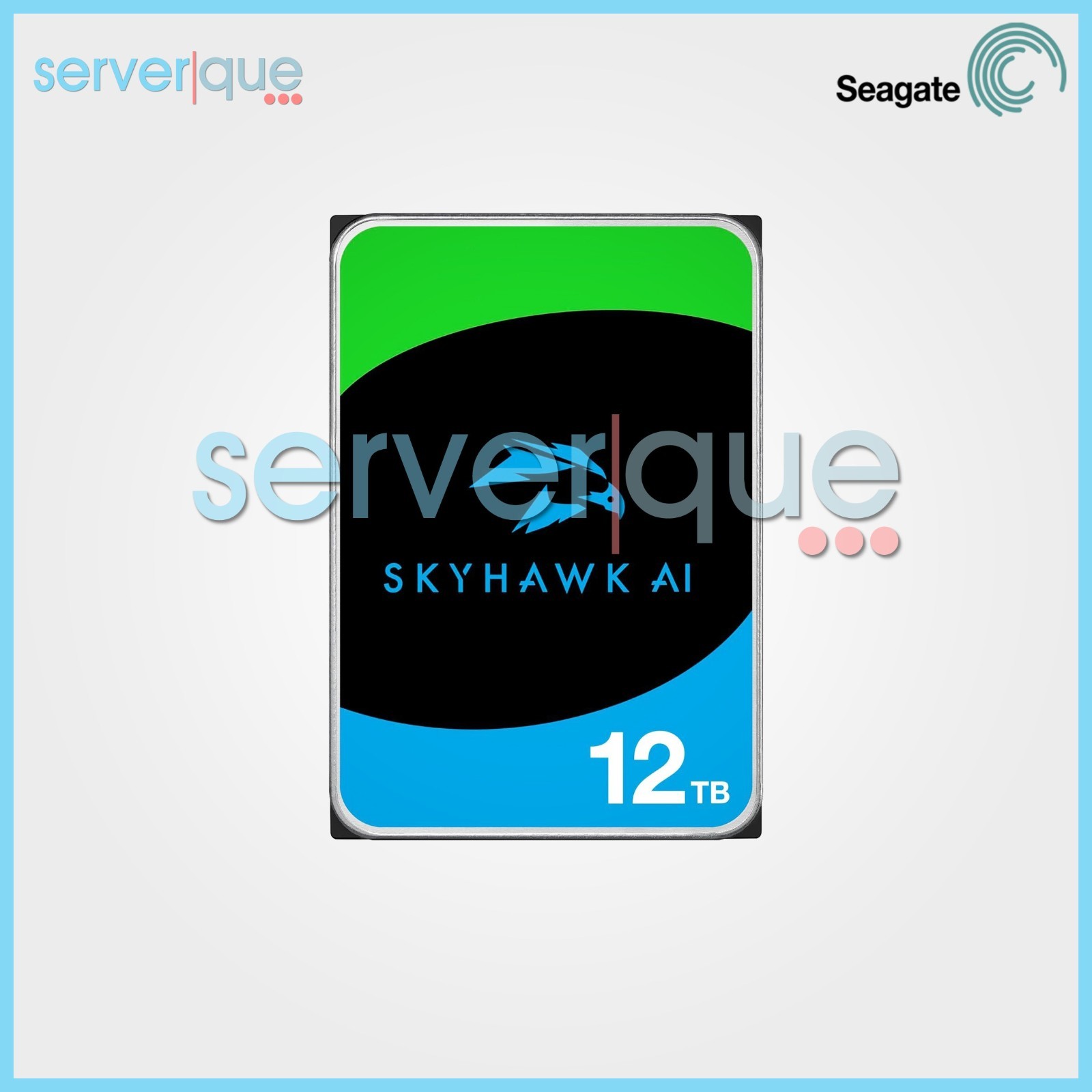 ST12000VE003 Seagate SkyHawk AI 12TB 7200RPM 6Gbps SATA 512MB 3.5” Internal HDD