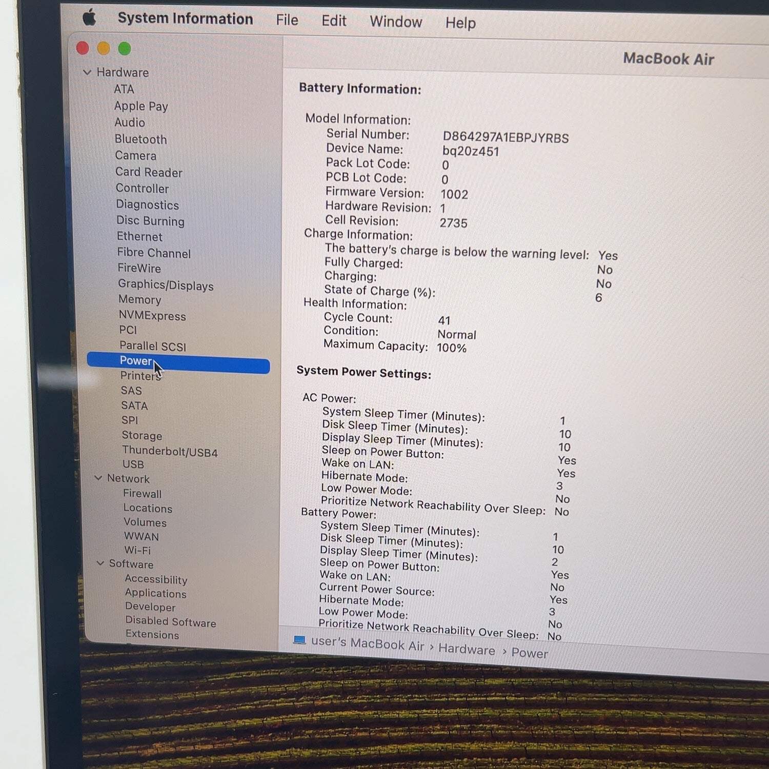 2020 Apple MacBook Air 13.3″ M1 7C GPU 3.2GHz 8GB RAM 256GB SSD MGN93LL/A