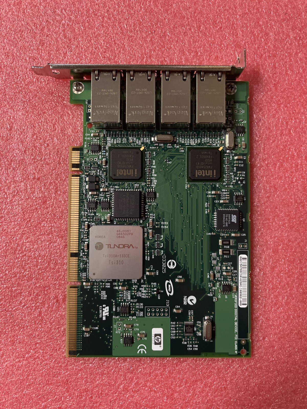 AB545-60001 HP Quad Port PCIx 1000BaseT LAN