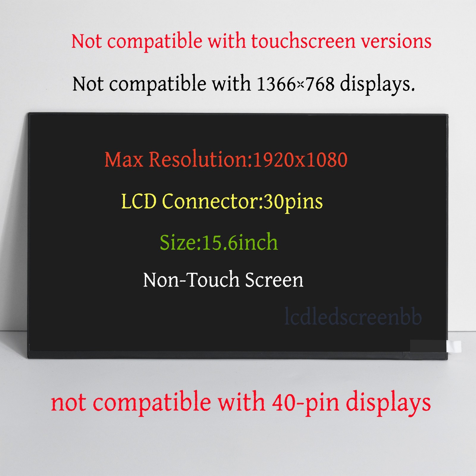 For Panda LM156LFDL02 FHD 30pin IPS NON-Touch LCD Screen