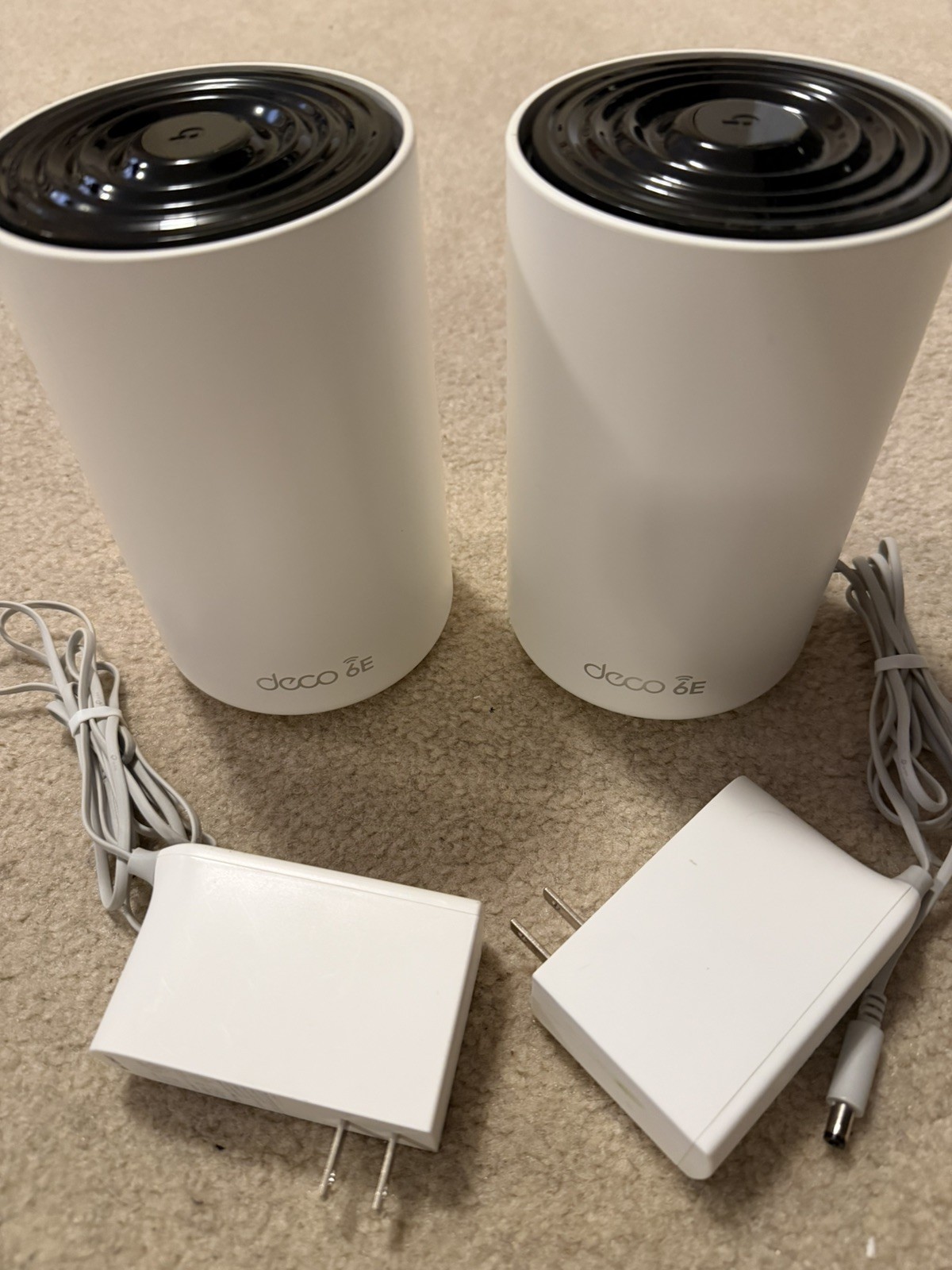 Deco TP-Link AXE5400 Tri-Band WiFi 6E Mesh System (Deco XE75 ) 2 Pack*1G Port