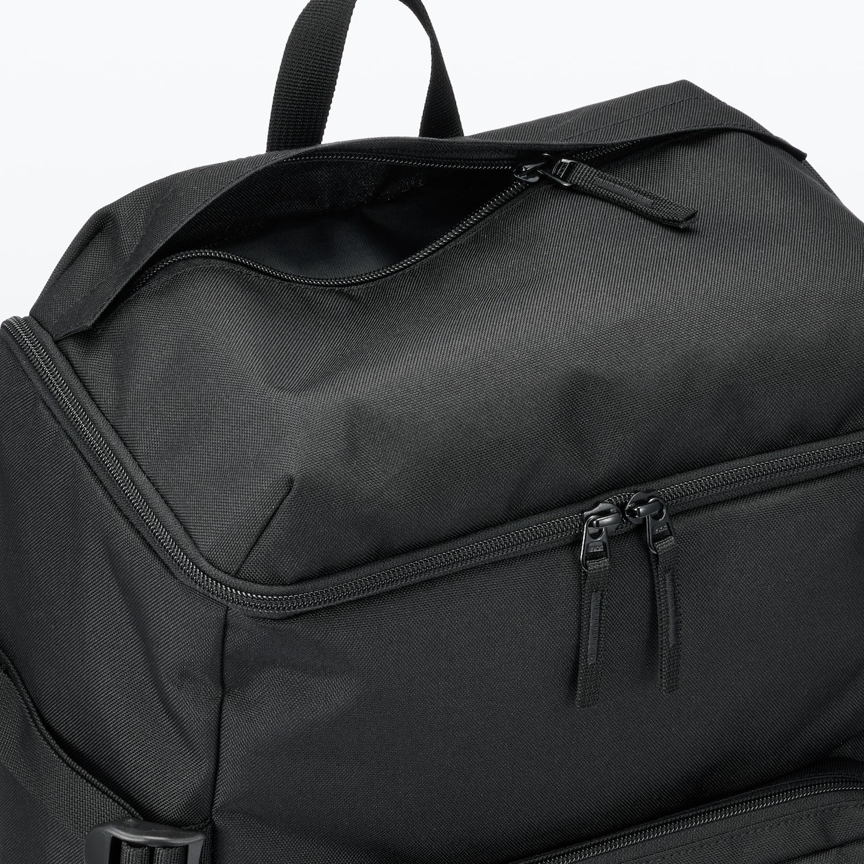 MUJI 28L Black Water Resistant Backpack with Laptop Pocket 19x11x7in