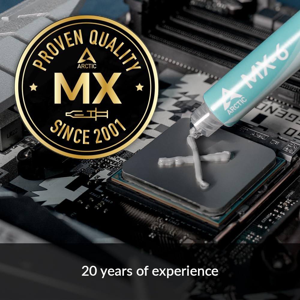 ARCTIC MX-6 (4 g) – Ultimate Performance Thermal Paste Grams), Grey
