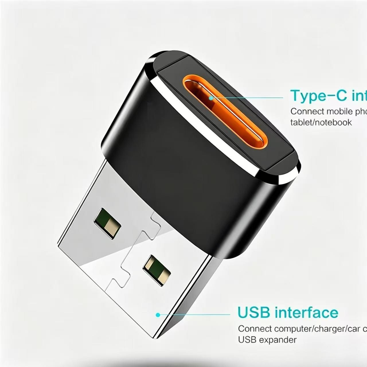 5 PACK USB C 3.1 Type C Female to USB 3.0 Type A Male Port Converter Adapter NEW