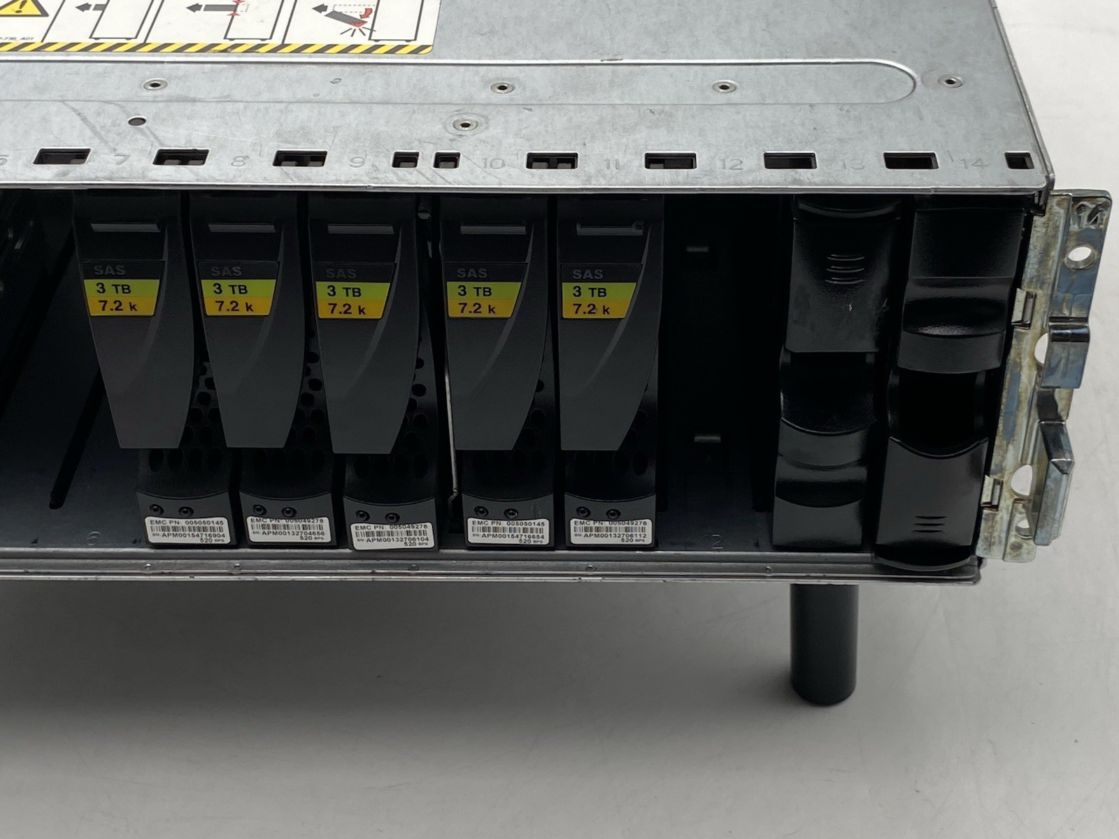 EMC KTN-STL3 15-Bay SAS Array with 6x 2TB HDDs (ST32000444SS)