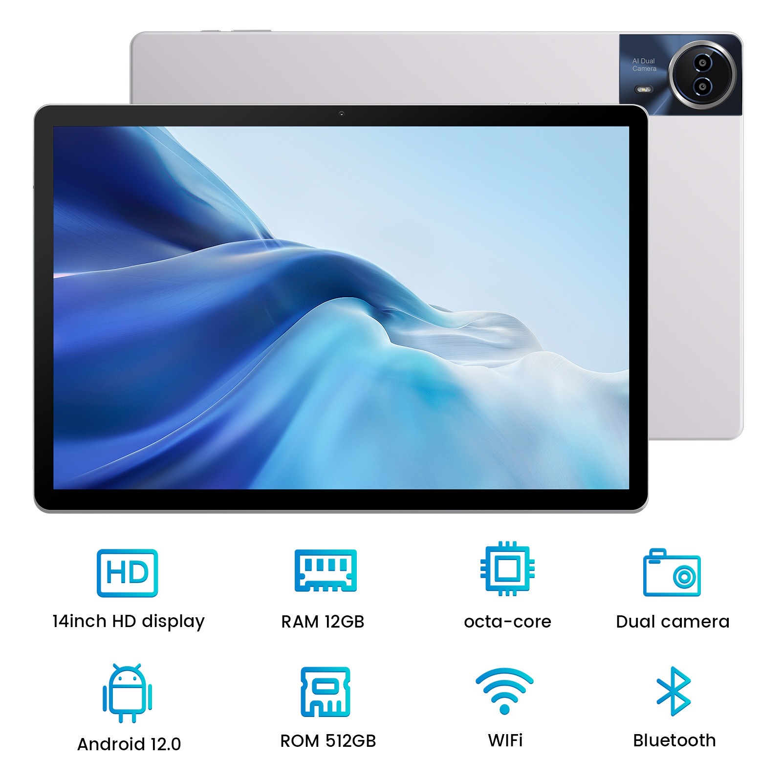 Kids 7″ Tablet PC 64GB Android 10 Wifi Quad Core Educational Apps Best Gift