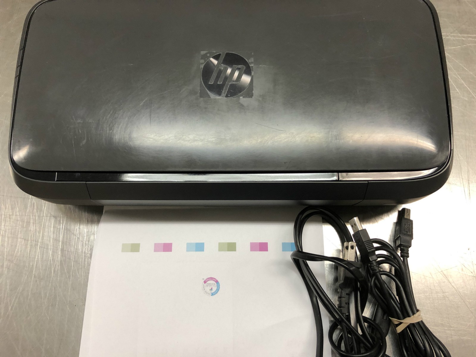 HP Officejet 250 Mobile Laptop Color All-In-One Portable Printer CZ992A/Battery!
