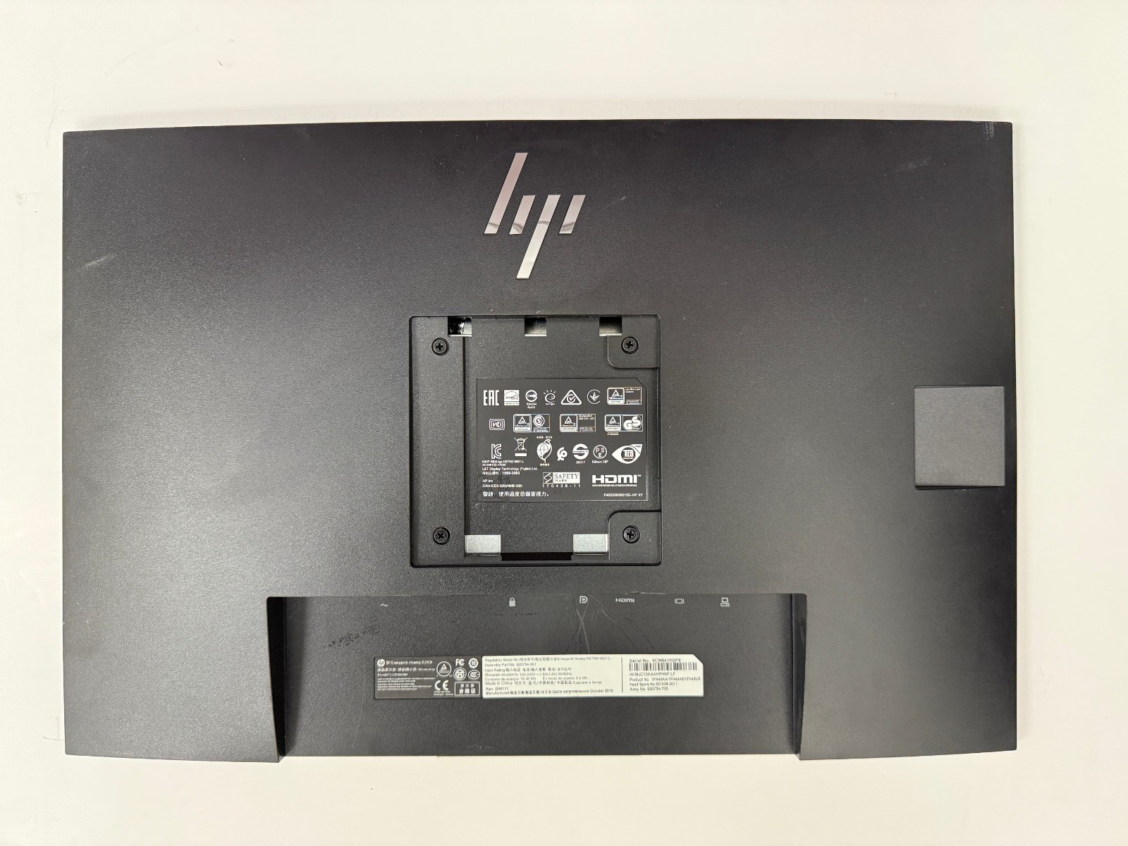 24″ HP EliteDisplay E243i 1920×1200 WUXGA Widescreen HDMI Monitor For Office