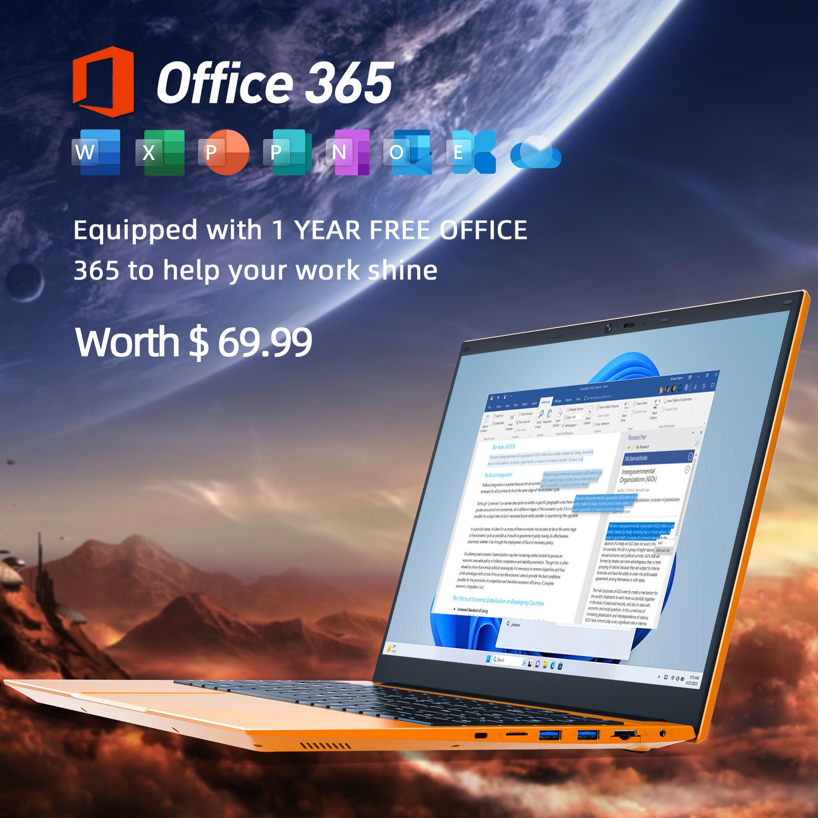 2026 SGIN 15.6″ IPS Laptop Intel N5095 4GB RAM 128GB SSD Wi-Fi 6 Microsoft 365