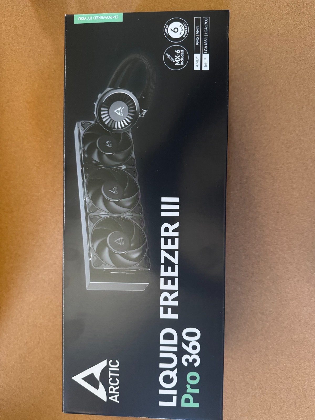 arctic liquid freezer iii pro 360 black