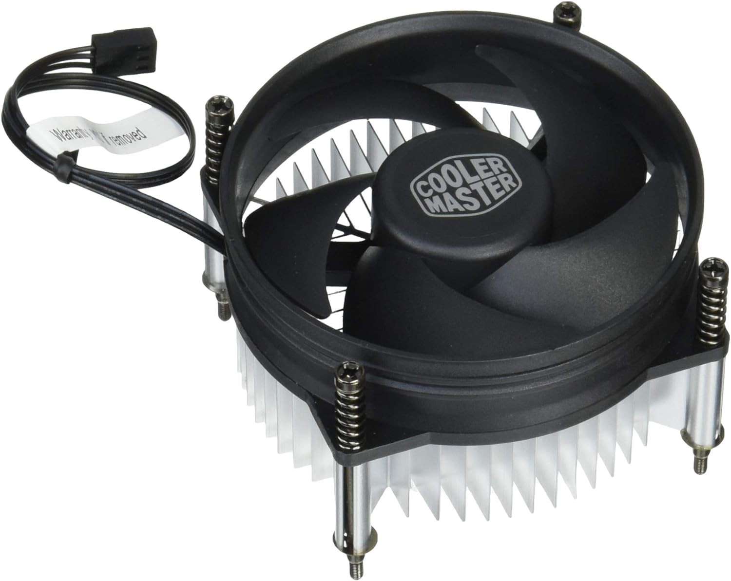 Cooler Master CPU Cooler Low Noise 92mm Fan Aluminum Heatsink for Intel LGA